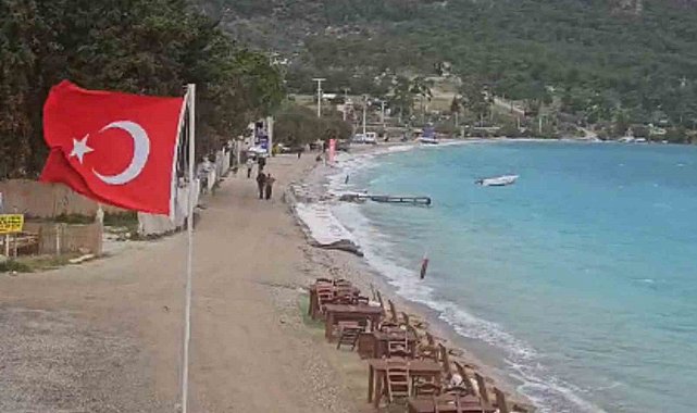 Muğla'da kuvvetli yağış ve fırtına etkili oldu