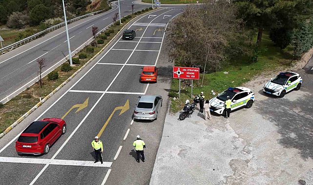 Muğla'da Ramazan Bayramı trafik denetimlerinde 2 bin 656 sürücüye işlem yapıldı