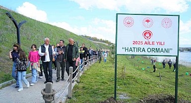 Muş'ta "2025 Aile Yılı Hatıra Ormanı" kuruldu