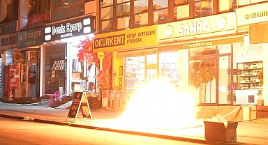 Muş'ta şüpheli çanta fünye ile patlatıldı