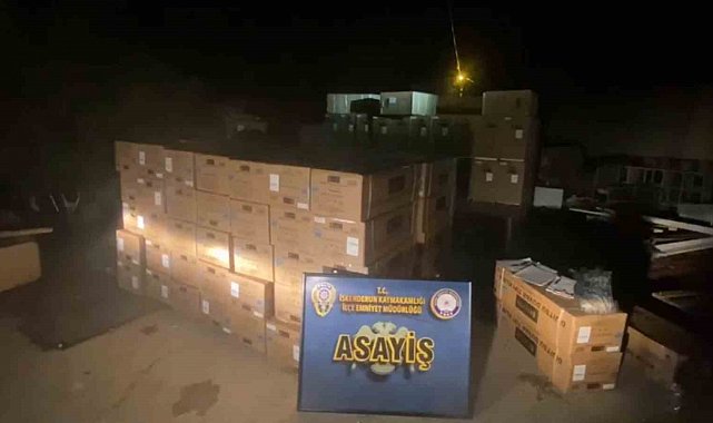 Nakliye şebekesi tarafından çalınan 4 tır dolusu malzeme ele geçirildi