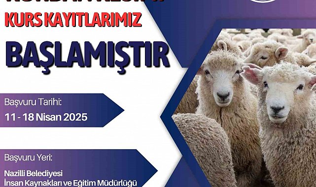 Nazilli Belediyesi'nden Kurban Kesim Kursu