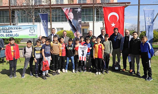 Nazilli'de 23 Nisan coşkusu futbol turnuvasıyla başladı