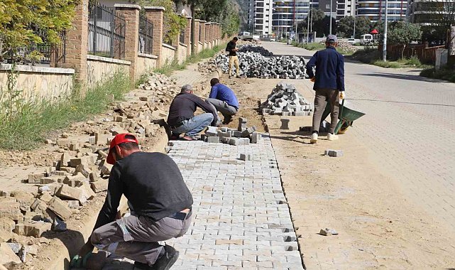Nazilli'de yol yenileme ve bakım çalışmaları sürüyor