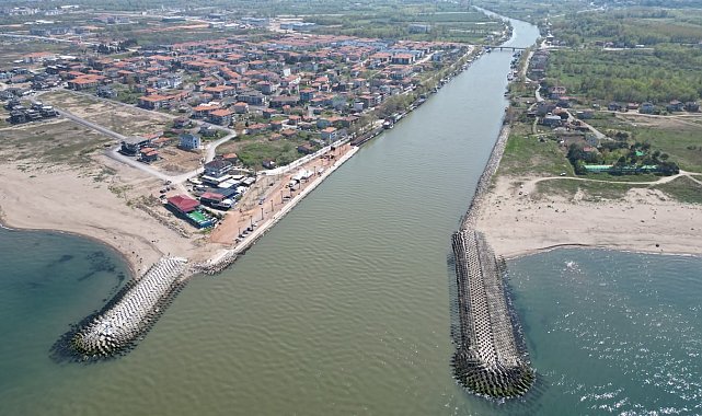 Nehrin denizle buluştuğu noktada çalışmalar törenle başladı