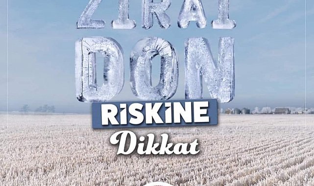 Niğde için zirai don uyarısı