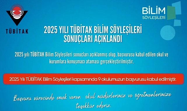 Niğde'de 9 okulda Bilim Söyleşileri gerçekleştirilecek