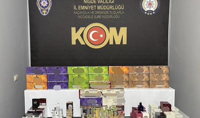 Niğde'de kaçak ürün operasyonu: 2 Gözaltı