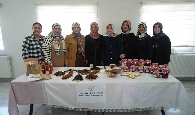 Niğde'de Yöresel Gıda Ürünleri Kursu tamamlandı