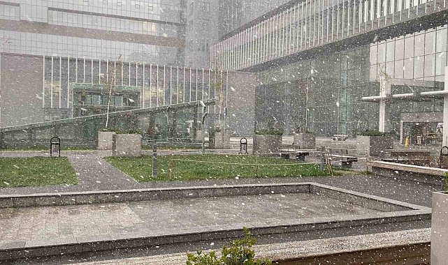 Nisan ayında kar sürprizi