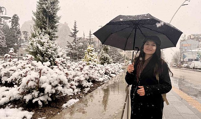 Nisan ayında Tokat'ta kar sürprizi
