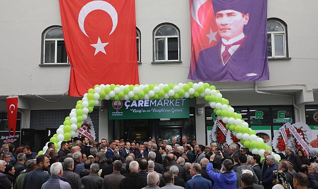 Nizip'te "Çare Market" projesini büyük bir katılımla hizmete açıldı