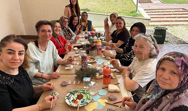 Odunpazarı Belediyesi'nden anneler için anlamlı atölye programı
