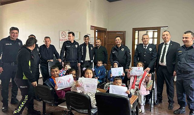 Öğrenciler Günyüzü Emniyet Amirliğini ziyaret etti