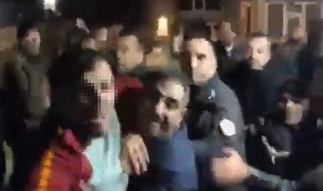 Öğrenciler ile taksicilerin kavgası yurtta son buldu; o anlar kamerada