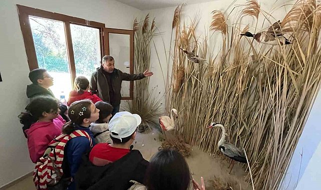Öğrenciler yaban hayatını yakından tanıdı