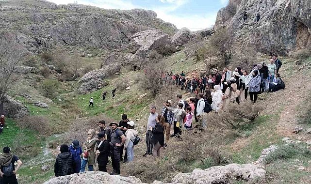 Ölbe Vadisi'nde doğa yürüyüşü düzenlendi