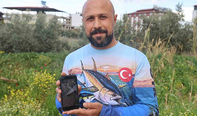 Oltasına takılan köpek balığı yavrusunu nasihat ederek denize bıraktı