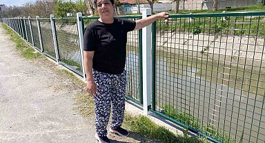 Ölüm kanalına yapılan korkulukların yetersizliği vatandaşı isyan ettirdi