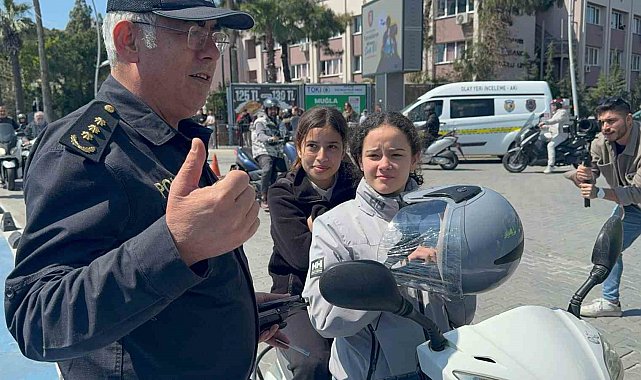 Önce ceza kestiler, sonra kask hediye ettiler