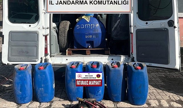 Ordu'da faturasız akaryakıt satan şüpheli yakalandı