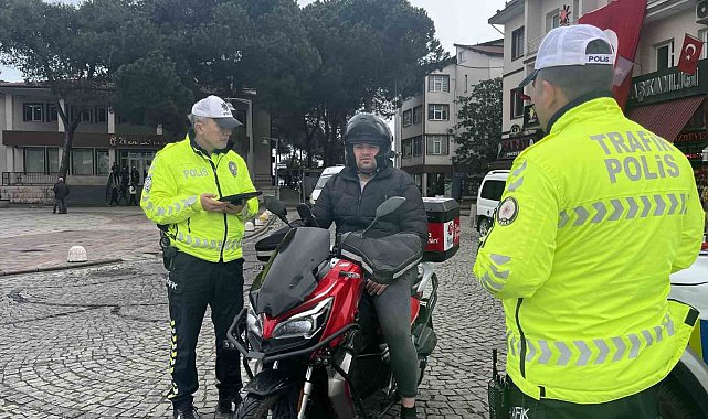 Ordu'da motosiklet sürücülerine sıkı denetim: 4 saatlik denetimde 70 bin 269 lira ceza yazıldı