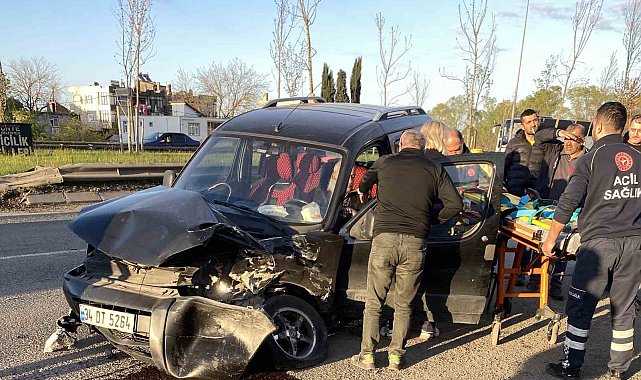 Ordu'da trafik kazası: 1 yaralı