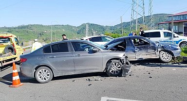 Ordu'da trafik kazası: 2 yaralı