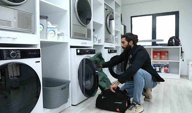 Ordu'da üniversite öğrencilerinin hayatlarını kolaylaştıran hizmet: Kent çamaşırhanesi