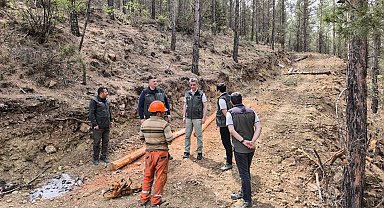Orman Bölge Müdürü Ataş, Mut'ta incelemelerde bulundu
