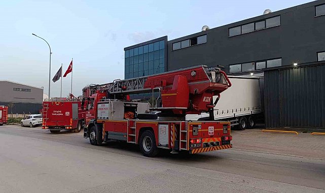 OSB'de korkutan yangın