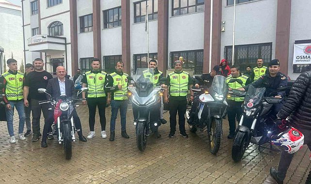 Osmaneli'de motosiklet sürücülerine eğitim verildi