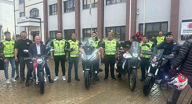 Osmaneli'de motosiklet sürücülerine eğitim verildi