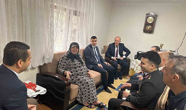 Osmaneli'nde şehit aileleri ve gazilere anlamlı ziyaret