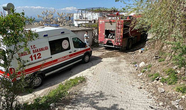 Osmaniye'de evde çıkan yangın söndürüldü