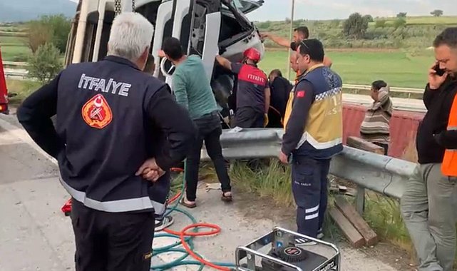 Osmaniye'de tır şarampole devrildi: 1 ölü