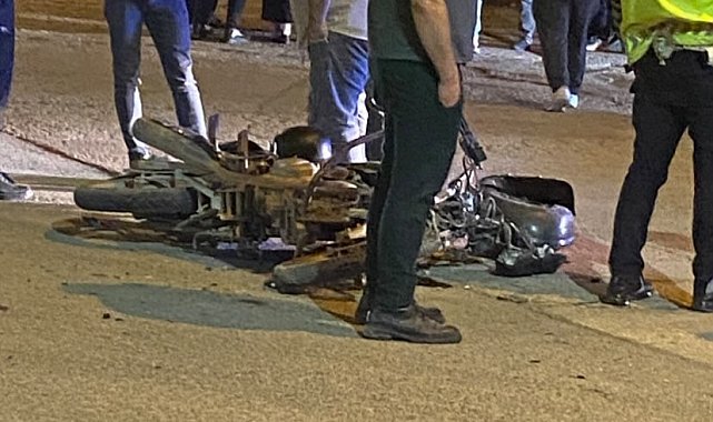 Otomobil ile motosiklet çarpıştı: 1 yaralı