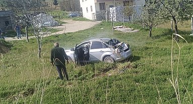 Otomobil takla attı: 1 yaralı