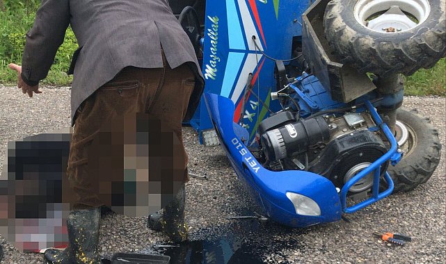 Patpat kazası: 1 ölü, 4 yaralı