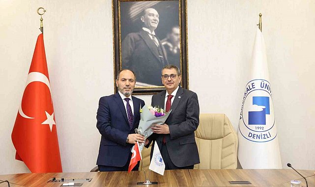 PAÜ Rektörlüğünde devir teslim yapıldı