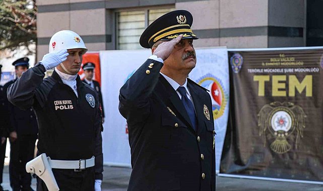 Polis Teşkilatı'nın 180. yılı Bolu'da törenle kutlandı
