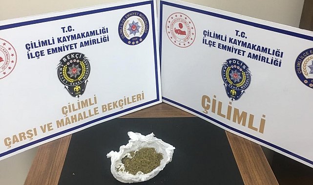 Polisin şüphelendiği araçtan uyuşturucu çıktı