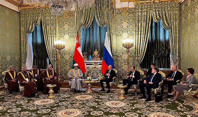 Putin ile Umman Sultanı Al Said'den ilk yüz yüze görüşme