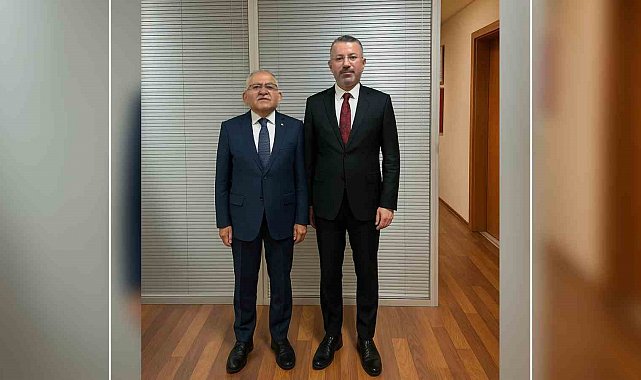 Rektör Kırışık, Başkan Büyükkılıç ile iş birliği görüşmesi yaptı