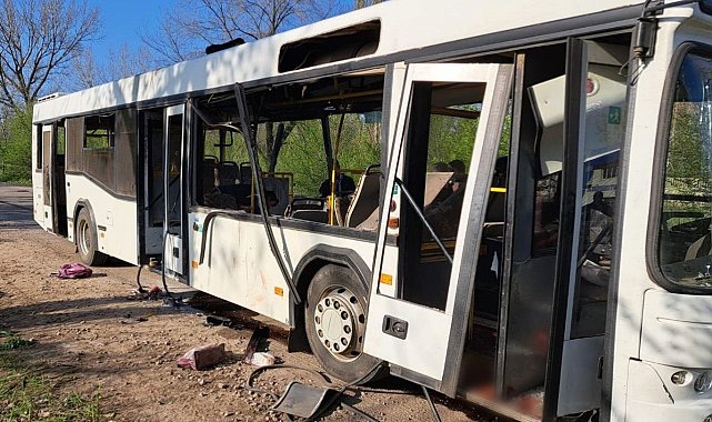 Rusya, Ukrayna'da sivilleri taşıyan otobüsü vurdu: 9 ölü, 30 yaralı