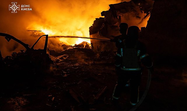 Rusya'dan Ukrayna'ya İHA'lı saldırı: 12 yaralı