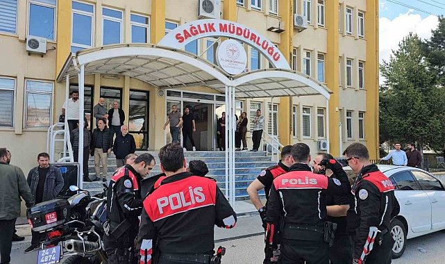 Sağlık Müdürlüğünde olay çıkaran zanlı tutuklandı