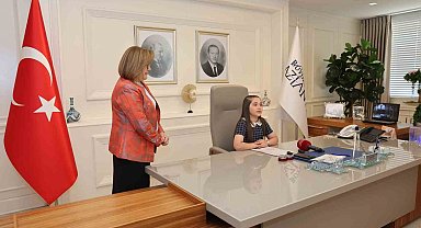 Şahin makamını minik Azra'ya devretti