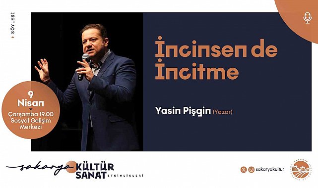 Sakarya Büyükşehir kültür sanat etkinlikleri söyleşiyle devam edecek