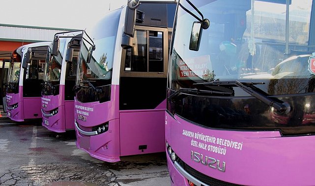 Sakarya Büyükşehir'den Hendek Hastane hattı için 3 yeni 'j' plaka